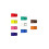 Volareo Mexican Train Markers - Assorted Colors - 9 Pack Replacement Train Accessories 2
