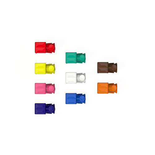 Volareo Mexican Train Markers - Assorted Colors - 9 Pack Replacement Train Accessories 1