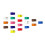 Volareo Mexican Train Marker - 18 Assorted Colors - Replacement Plastic Train Markers 2