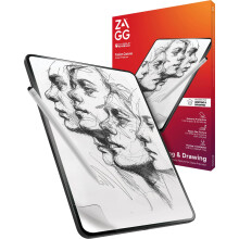 ZAGG Fusion Canvas iPad Air 13" (M2) Screen Protector - Matte Papier-Voel Oppervlak voor Tekenen & Schrijven - Flexibele Hybride Bescherming