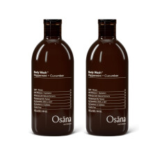 Osana kroppstvtt fr att hydrera uppdatering och teruppliva hudfrbttrad fruktekstrakt och naturliga ingredienser Pepparmynta & gurka doftande