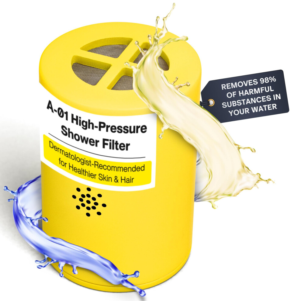 Afina A01 Replacement Filter For Afina Filtered Showerhead High Pressure Shower Reduces Dry Itchy Skin Dandruff Eczema A 860011262725