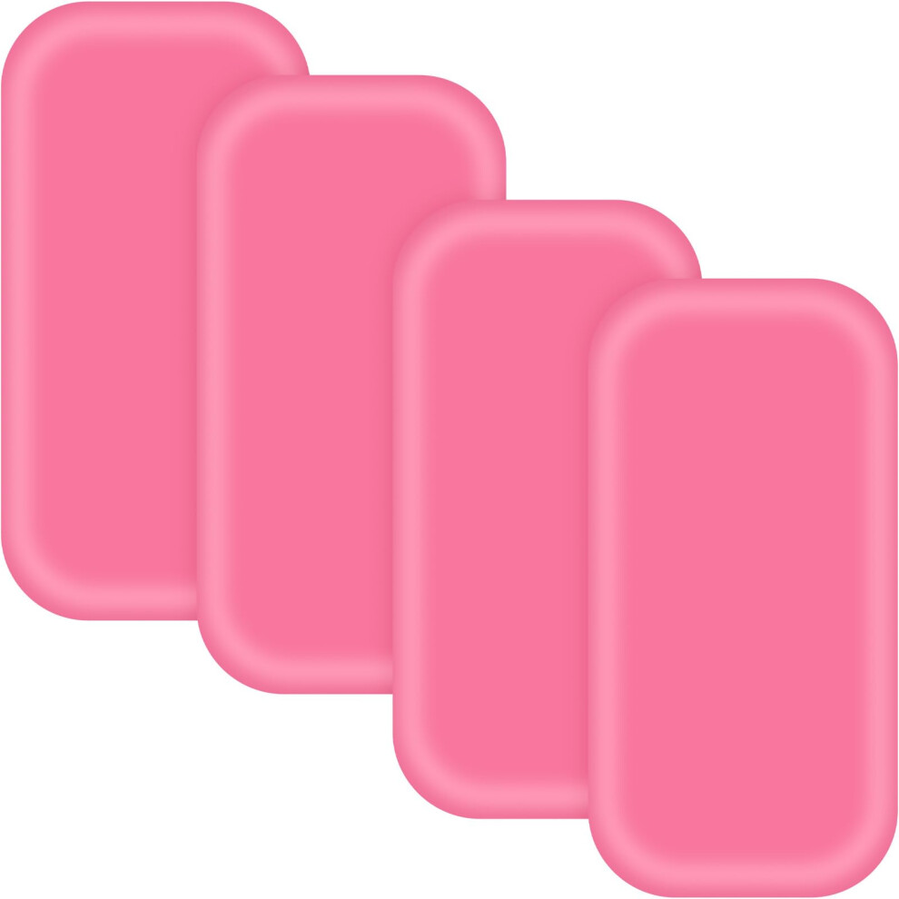Rolybag 4Pcs Silicone Lash Pad Silicone Eyelash Extension Pad Loose False Lashes Holder Pad Lash Grafting Gasket Pallet Reusable Silicone Pad Eyelash For Wome