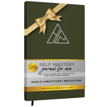 Self-Mastery Journal for Men - Gratitude Journal - 5 Minute Journal - Reflection Manifestation Journal for Mindfulness - Goal/Guided Gratitude Journal