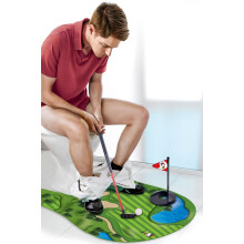 Toalet Golf Toaleta Golfov hra Minigolf - Great Toilet Time - Drky s roubkem Drky s roubkem pro mue - Vtipn drky pro ttu Vtipn drky pro mu