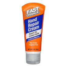 Fast Orange Hand Repair Cream  Repairs Dry & Cracked Hands after Heavy-Duty Automotive Work  On-the-go Compact Size 3oz  Non-Greasy and Unscented