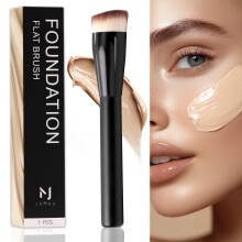 Jomay Foundation Brush til Liquid Makeup Flat Top Kabuki Professional Make -Up Brushs For Blending Cream Powder Blush Buffing Stippling Face Make