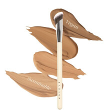 HALEYS Concealer Brush VEGAN+GRUNDLIGT-FRI B?redygtigt tr? Veganske b?rster til airbrushed finish til cremer V?sker Pulver Stribefri Perfect Blen