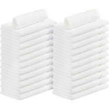 Utopia Towels White Salon Towels, Pack of 72 Not Bleach Proof, 16 x 27 Inches Highly Absorbent Towels for Hand, Gym, Beauty, Spa, and Home Hair Care