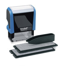 Trodat 4912 DIY custom Rubber Stamp  Impression Size 34 x 1-78  Black