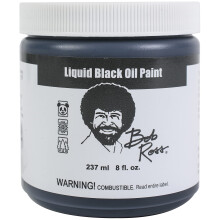 Bob Ross lichid negru 237ml-negru