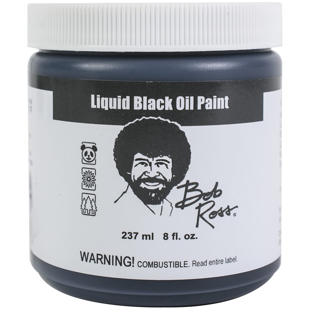 Bob Ross Liquid Black 237ml-Zwart
