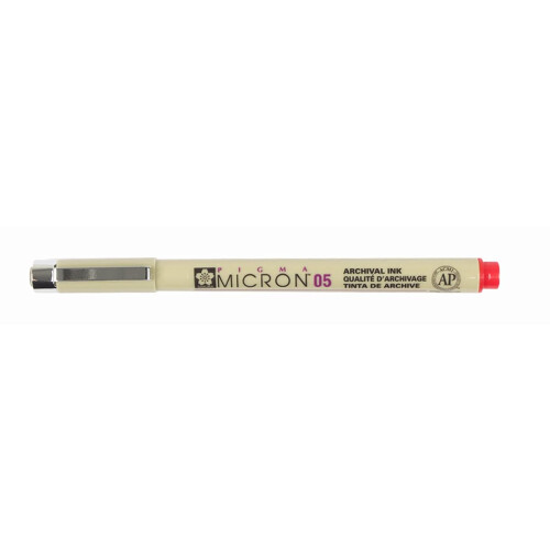 Sakura Micron Pen 05 .45mm Röd 2