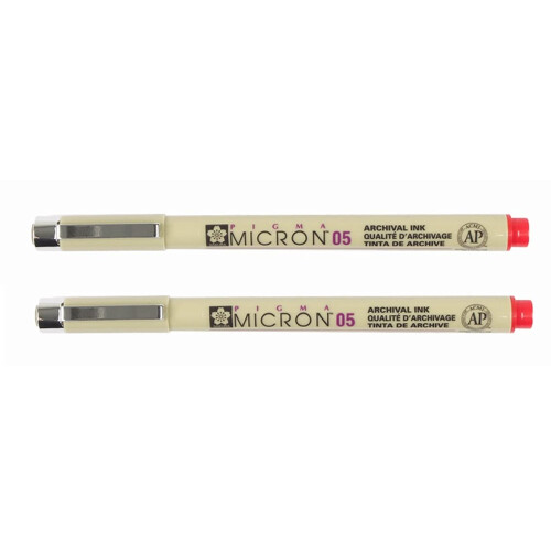 Sakura Micron Pen 05 .45mm Röd