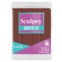 Sculpey III Polymerov pecic hlna Netoxick cokolda 2 oz. bar Skvel pro modelovn socharstv przdninov DIY smen mdia a koln projekty. Id