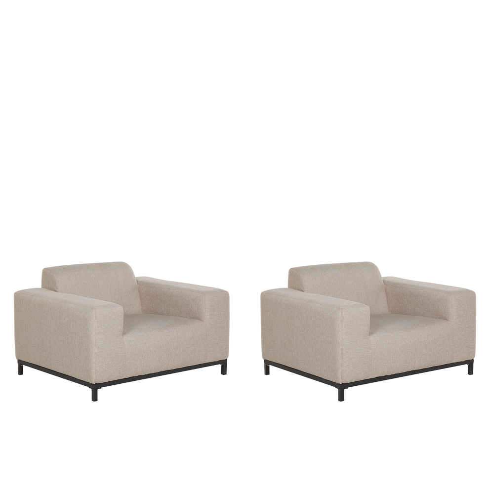 Armchair ROVIGO Fabric Beige