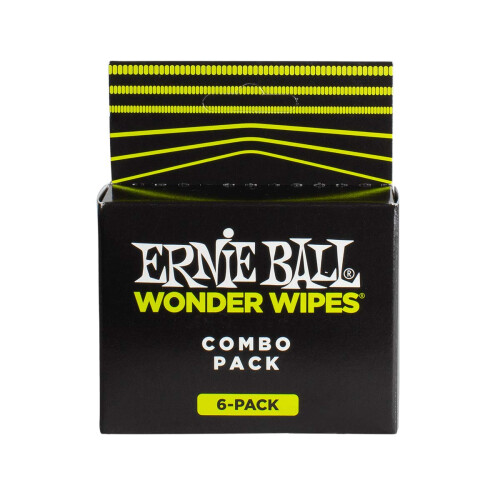 Ernie Ball Wonder Wipes Combo Pack 6-Pack (P04279)