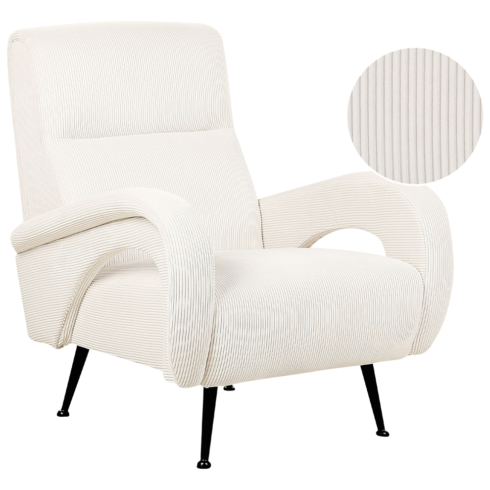 Armchair SVALOV Corduroy Cream