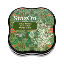 Tsukineko StazOn Midi Pad Olijfgroen