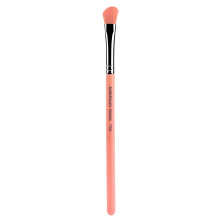 Bdellium Tools Professioneller Makeup Pinsel - Pink Bambu Serie 766 Schräg - Mit weichen synthetischen Fasern, für Lidschatten (Pink, 1Stk)
