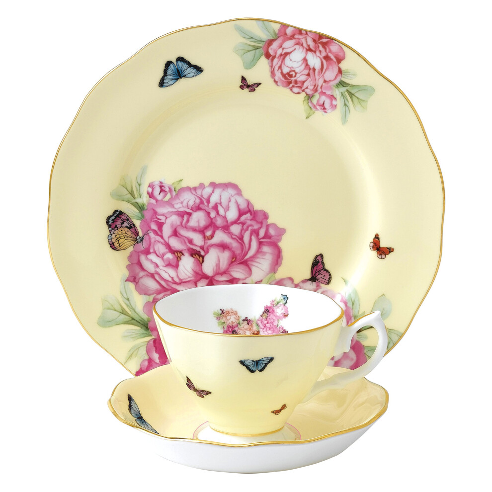 Miranda Kerr For Royal Albert Joy 3-Piece Set (Teacup  Saucer & Plate