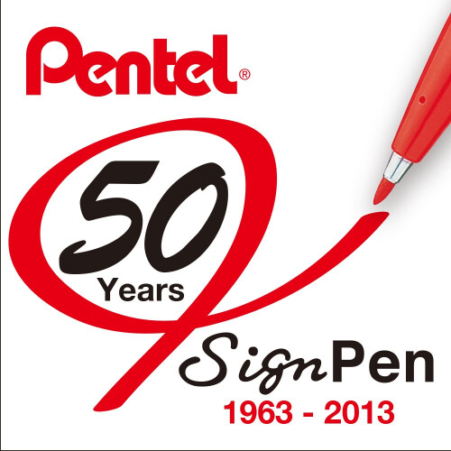 Pentel Pentel sinal de caneta com ponta de caneta 2