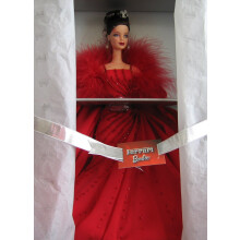 Poup   e Barbie Ferrari en robe rouge    dition limit   e (2000)