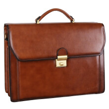Bance vintage et lgant mallette en cuir lgant pour les hommes avec verrouillage de 14 pouces sac d'ordinateur portable sacs professionnels de travail
