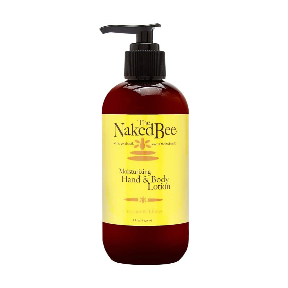 The Naked Bee Nourishing Body Lotion Voor Alle Huidtypen (8 Oz) - Vochtinbrengende Lotion Voor Een Droge Huid Met Kokos En Honing - Huidverzorging Voo-image