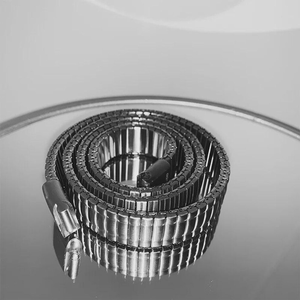 (silver) "retro Futuristic Unisex Stainless Steel Body Chain Belt