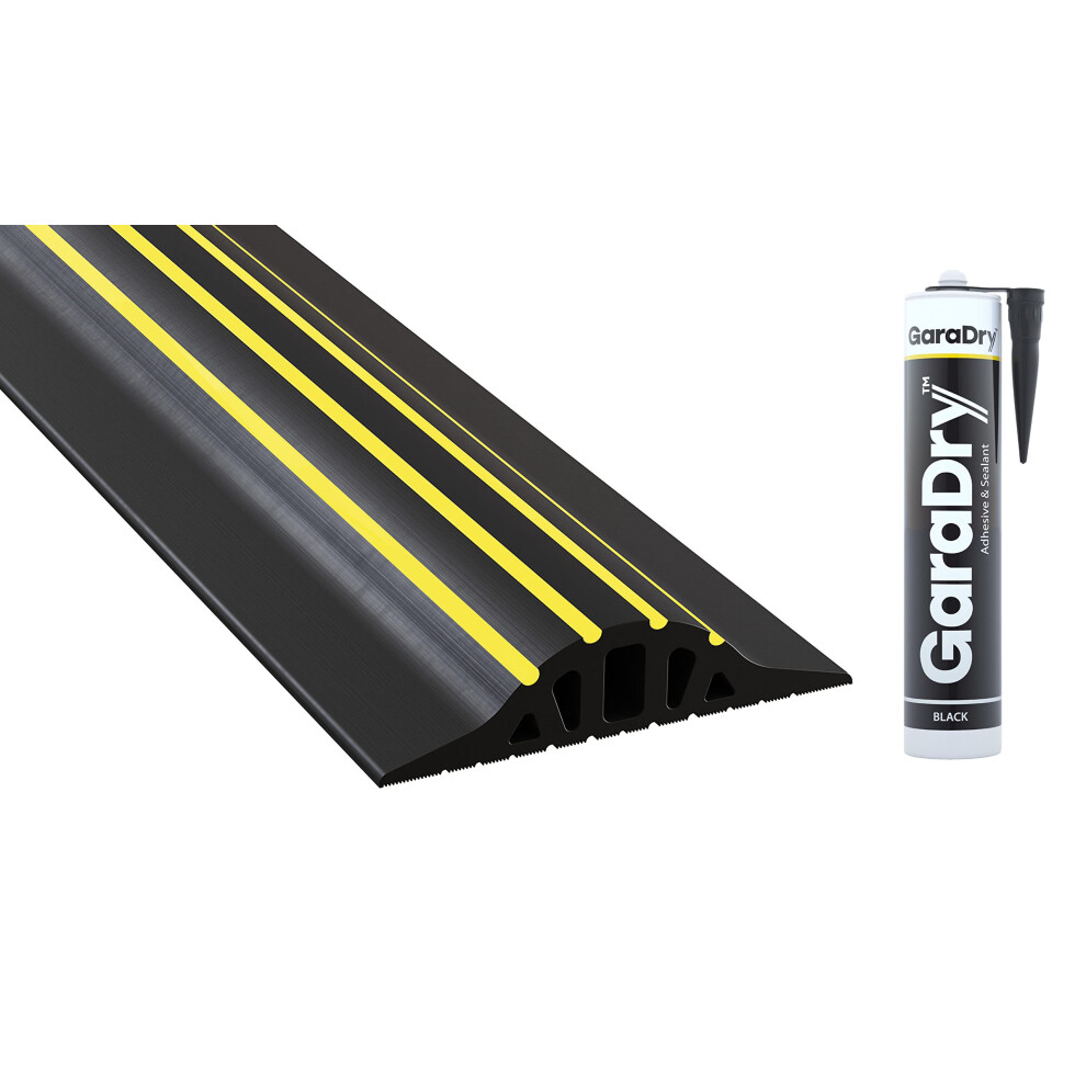 1 ensemble de joint de seuil de porte de garage haut de 8'3"" de longueur | PVC flexible |