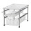 Simplu Houseware Stackable 2 Tier Organizator de co?uri glisante Crome Chrome Chrome 1