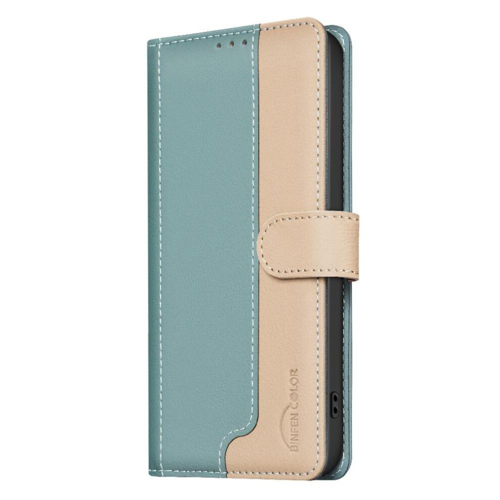 (Green) Flip Case For Iphone 16E Kickstand Card Slots Holder Shockproof Tpu Inner Shell Rfid Blocking Flip Folio Green 764490334570