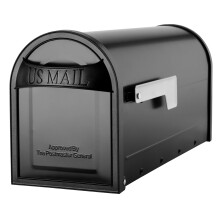 Architektonick potovn schrnky 8760B-10 Carlisle Postmount Mailbox Medium Black