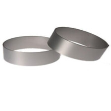 Mucegaiul cu inel rotund din o?el inoxidabil cu calibru greu 4 """" D x 0,75 """" H (pachet de 2)