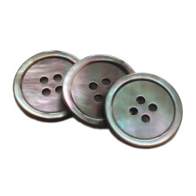 YaHoGa 22 Stck natrliche schwarze Perlmutt-Blazerknpfe, Anzugknpfe-Set, 20 mm, 15 mm, echte schwarze MOP-Knpfe, Gropackung fr Herren (schwarze
