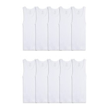 Fruit of the Loom Boys' Cotton Tank Top Undershirt (Multipack) Boys -