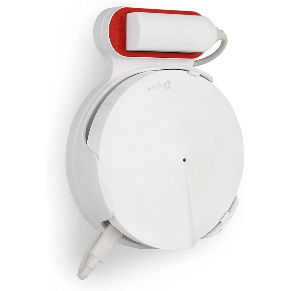 (red, Universal US/EU/UK Version) Punch-Free Wall Mount Bracket for TP-LINK Deco M5 Wi-Fi Router