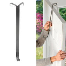 Haute Decor Adapt Adapty Reglable Coronger Hanger Blat & Lungime Reglabil Version (nichel periat) puternic peste crligul u?ii - se potrive?te ma