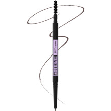 Maybelline Express Brow Ultra Slim Sphearbrow Machiaj Creion cu vrf de precizie ?i spoolie pentru sprncenele definite maro negru 1 numar