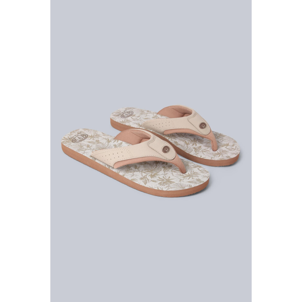 (9 UK, Tan) Animal Mens Jekyl Recycled Flip Flops