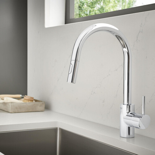 Grohe GROHE 32665003 Concetto Pull-Down K  chenarmatur mit Brause Chrom 2