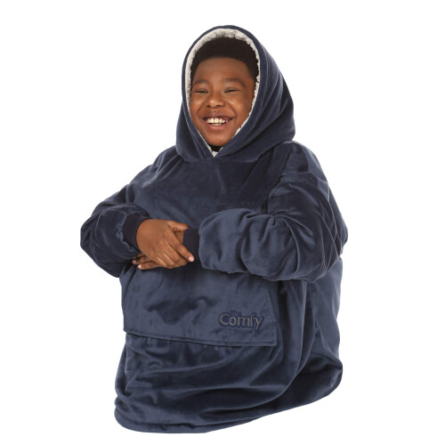 THE COMFY JR | The Original Oversized Microfiber & Sherpa Wearable Bla 2