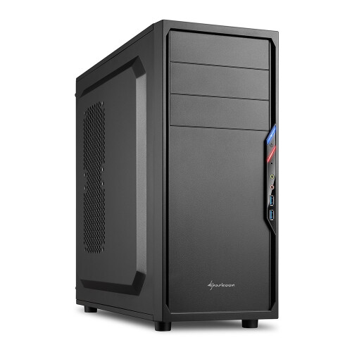 Case per PC - Sharkoon - VS4-V - Midi Tower - ATX - USB/Audio - Nero
