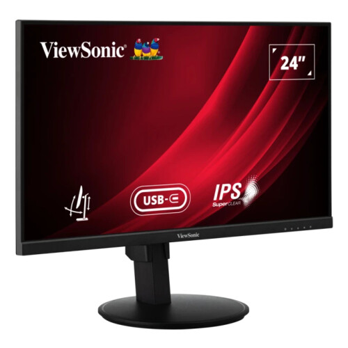 Monitor IPS FHD 24 polegadas - ViewSonic - VG2409U-2 - 2 HDMI - USB Tipo C - Supporte Ergonómico 1