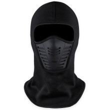 H?rd hovedt?j Balaclava Ski Mask - Termisk ansigtsmaske til koldt vejr med ?ndbar luftventiler - vinter fuld ansigtsmaske til m?nd og kvinder sor