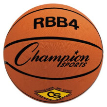 Rubber Sports Ball For Basketball No. 6 Intermediate Size Orange