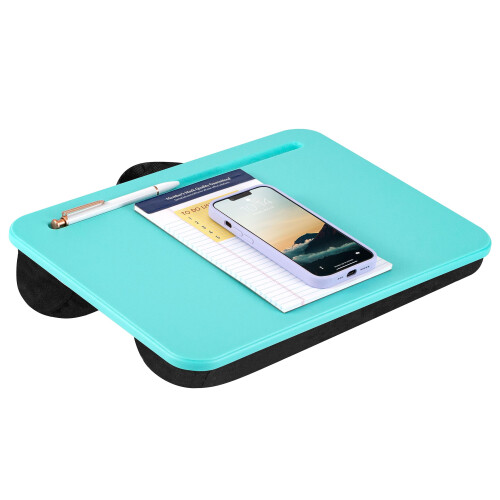 LapGear Compact Lap Desk - Aqua Sky - se encaixa em laptops de at    15 polegadas - estilo n    43109