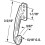 Prime-Line MP7148 Ρόλος Συρταριού, 13/16 In., Δεξί Χέρι (2 Πακέτο) 2