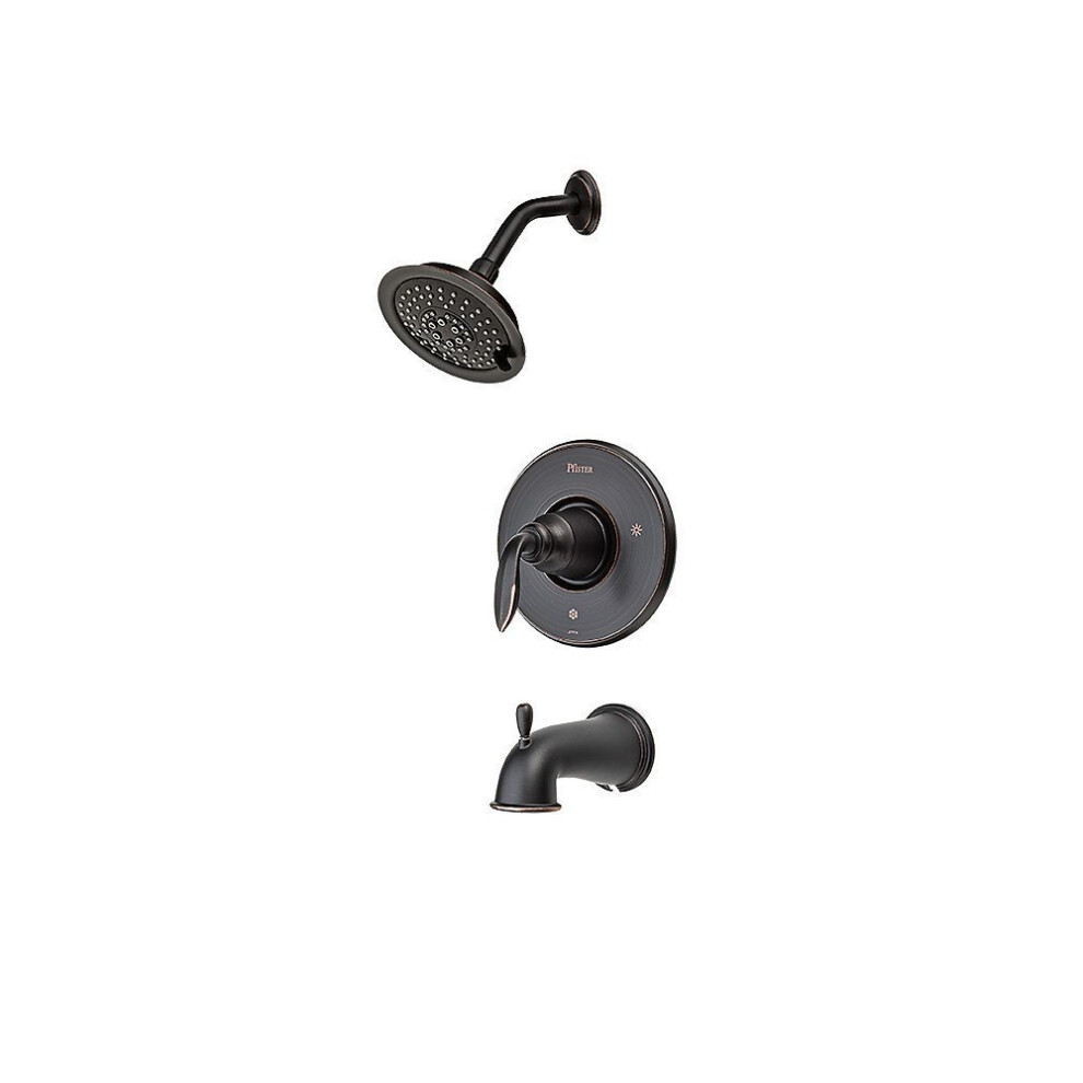 Pfister Lg898cby Avalon Tub And Shower Trim Kit Tuscan Bronze 038877631478